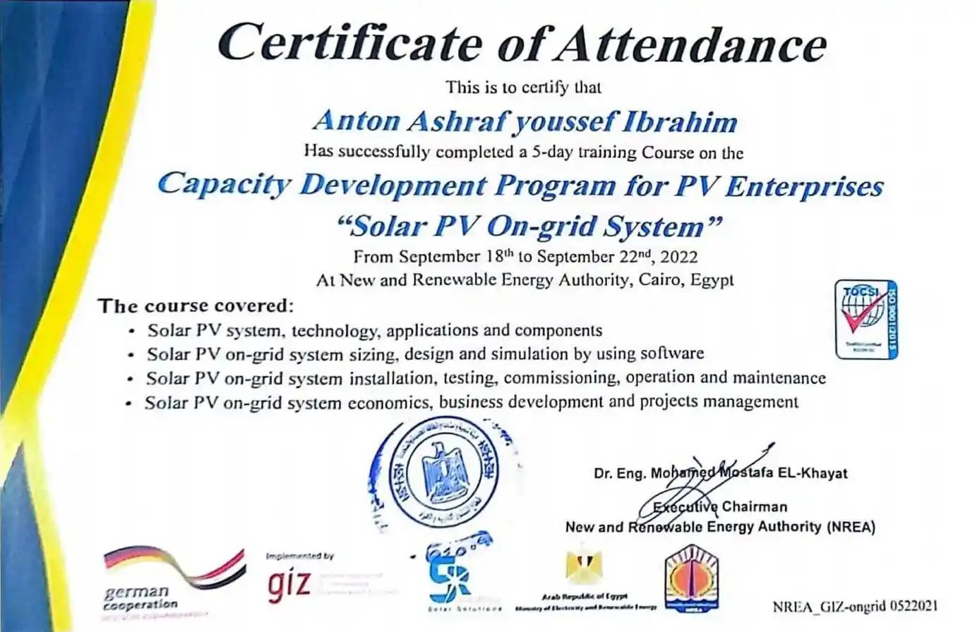 Solar PV On-grid